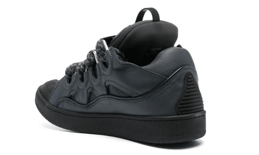 Curb Lace-up Sneakers Grey