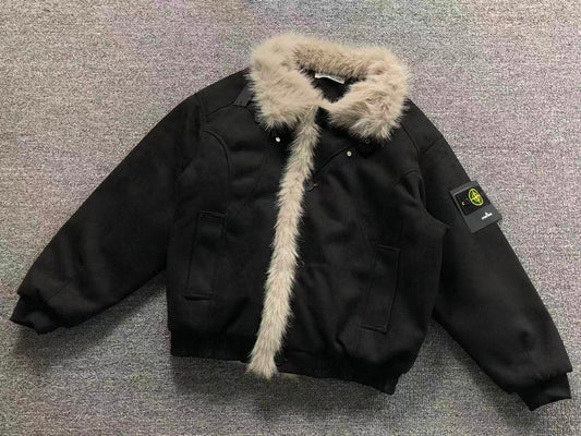 GIACCA STONE ISLAND CON PELO