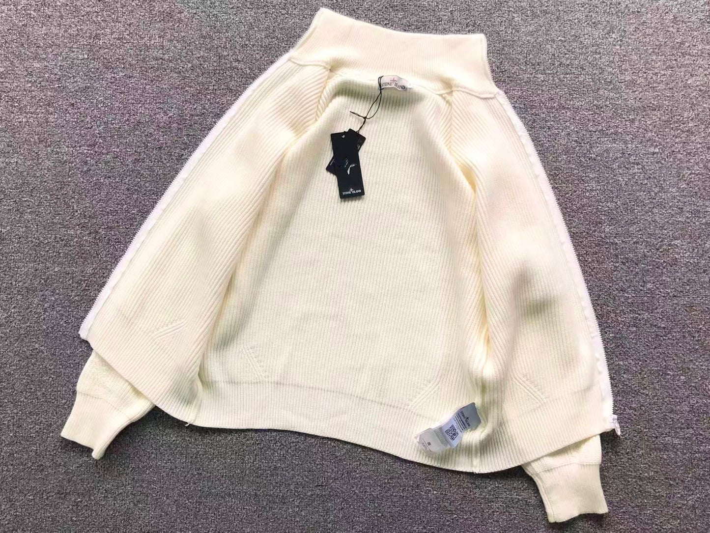 MAGLIONE ZIP STONE ISLAND