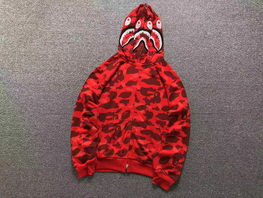 FELPA ZIP BAPE HOODIE