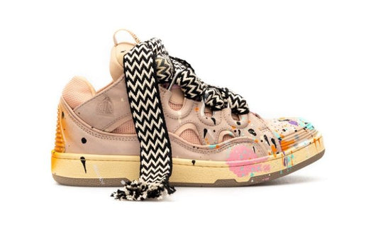 Pink With Paint Stains