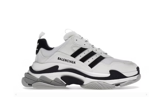 Triple S White Black