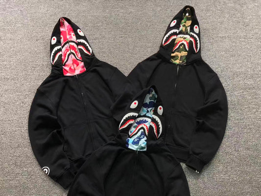 FELPA ZIP BAPE HOODIE