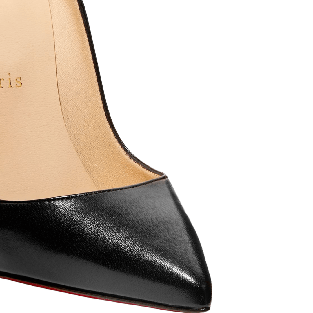 DÉCOLLETÉ IN PELLE NERA SO KATE 120 MM