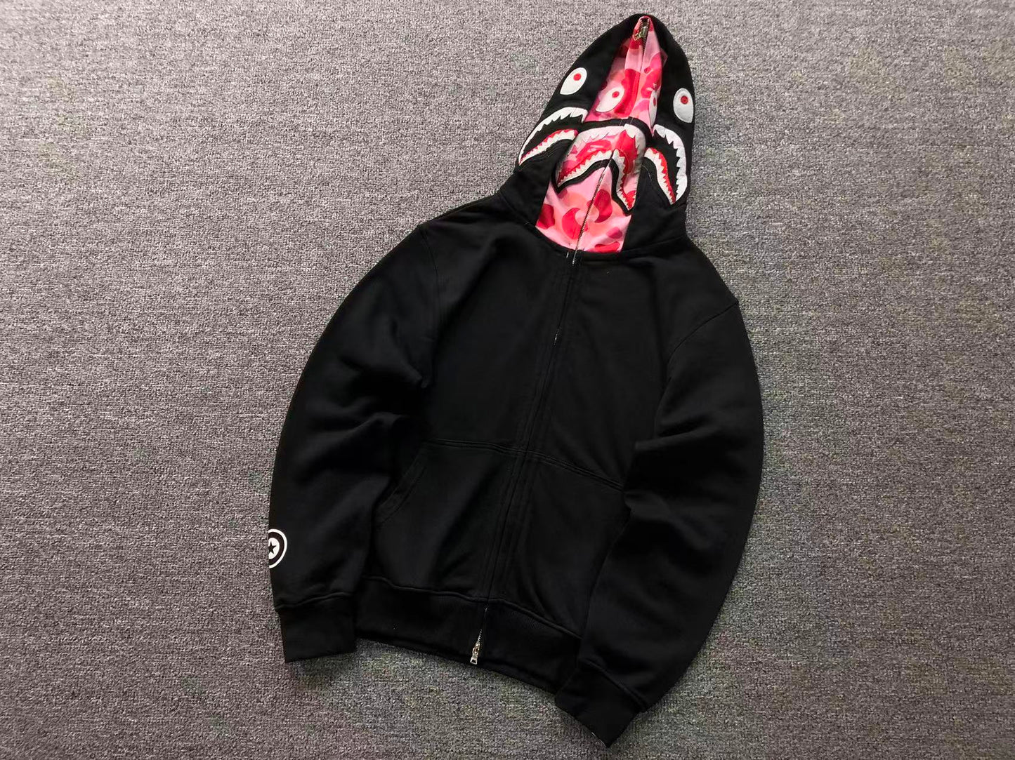 FELPA ZIP BAPE HOODIE