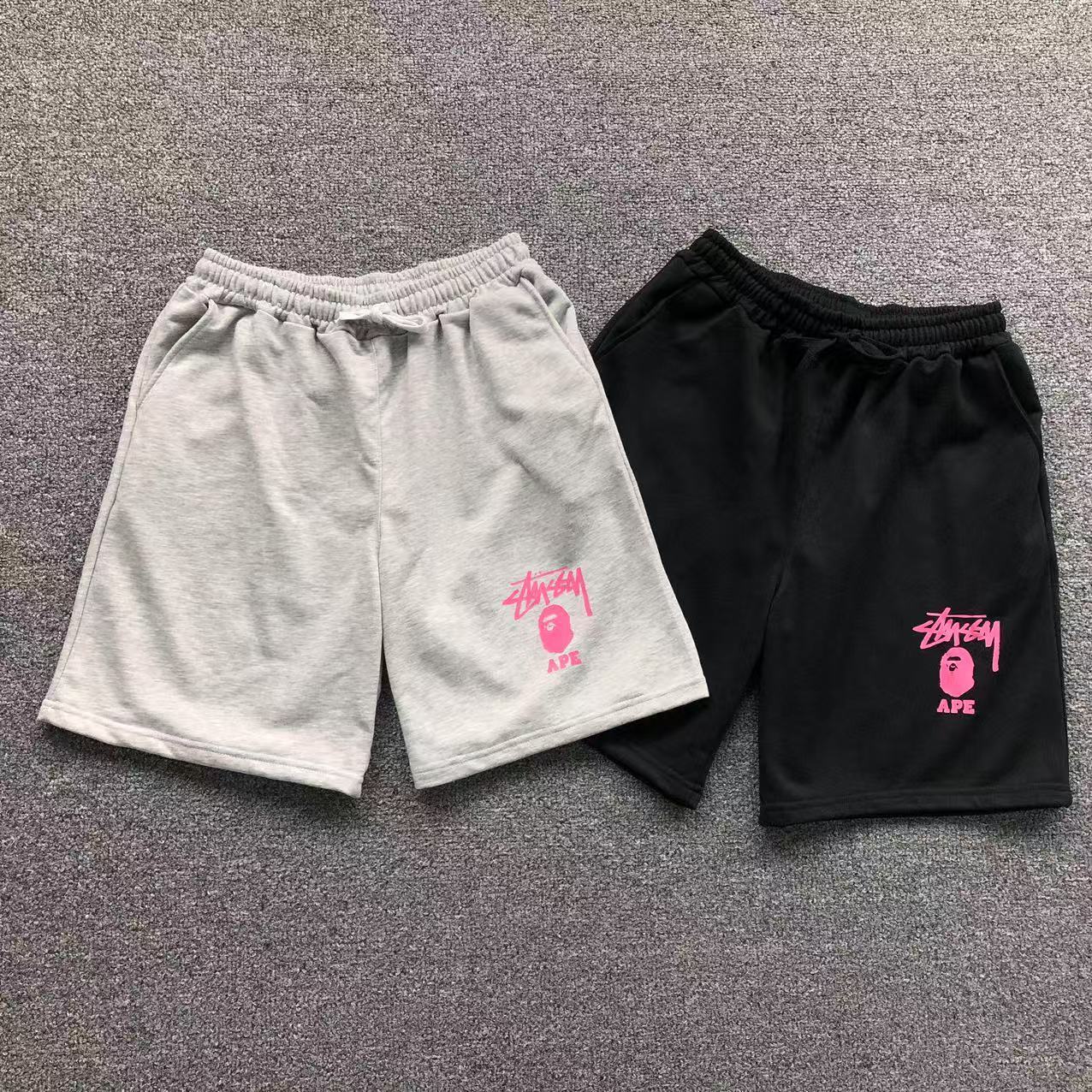 PANTALONCINI BAPE x STUSSY