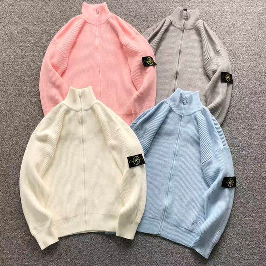 MAGLIONE ZIP STONE ISLAND