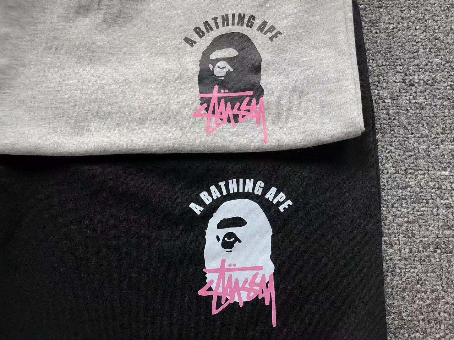 PANTALONCINI BAPE x STUSSY