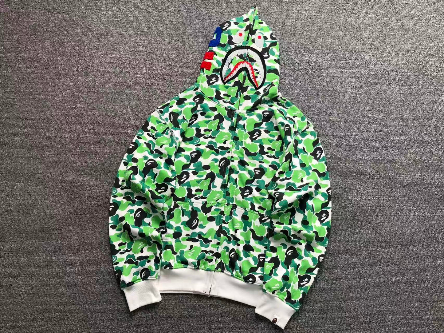 FELPA ZIP BAPE HOODIE