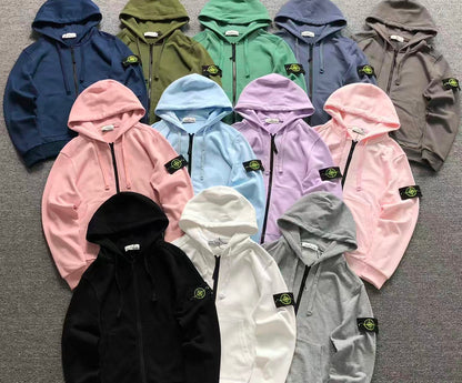 FELPA ZIP HOODIE STONE ISLAND