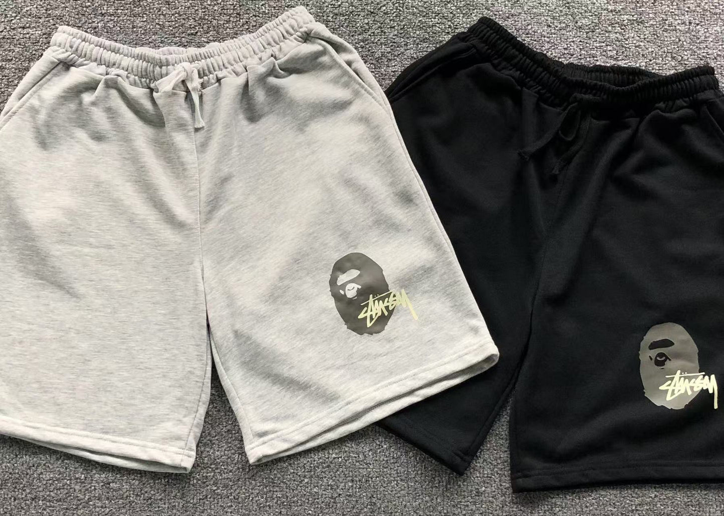 PANTALONCINI BAPE x STUSSY