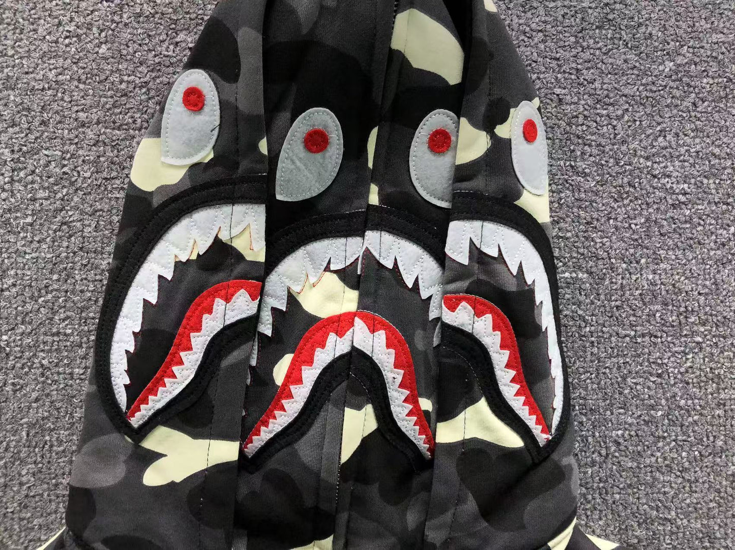 FELPA ZIP BAPE HOODIE