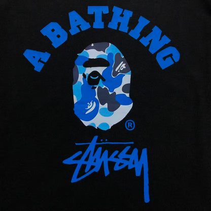 T-SHIRT BAPE x STUSSY
