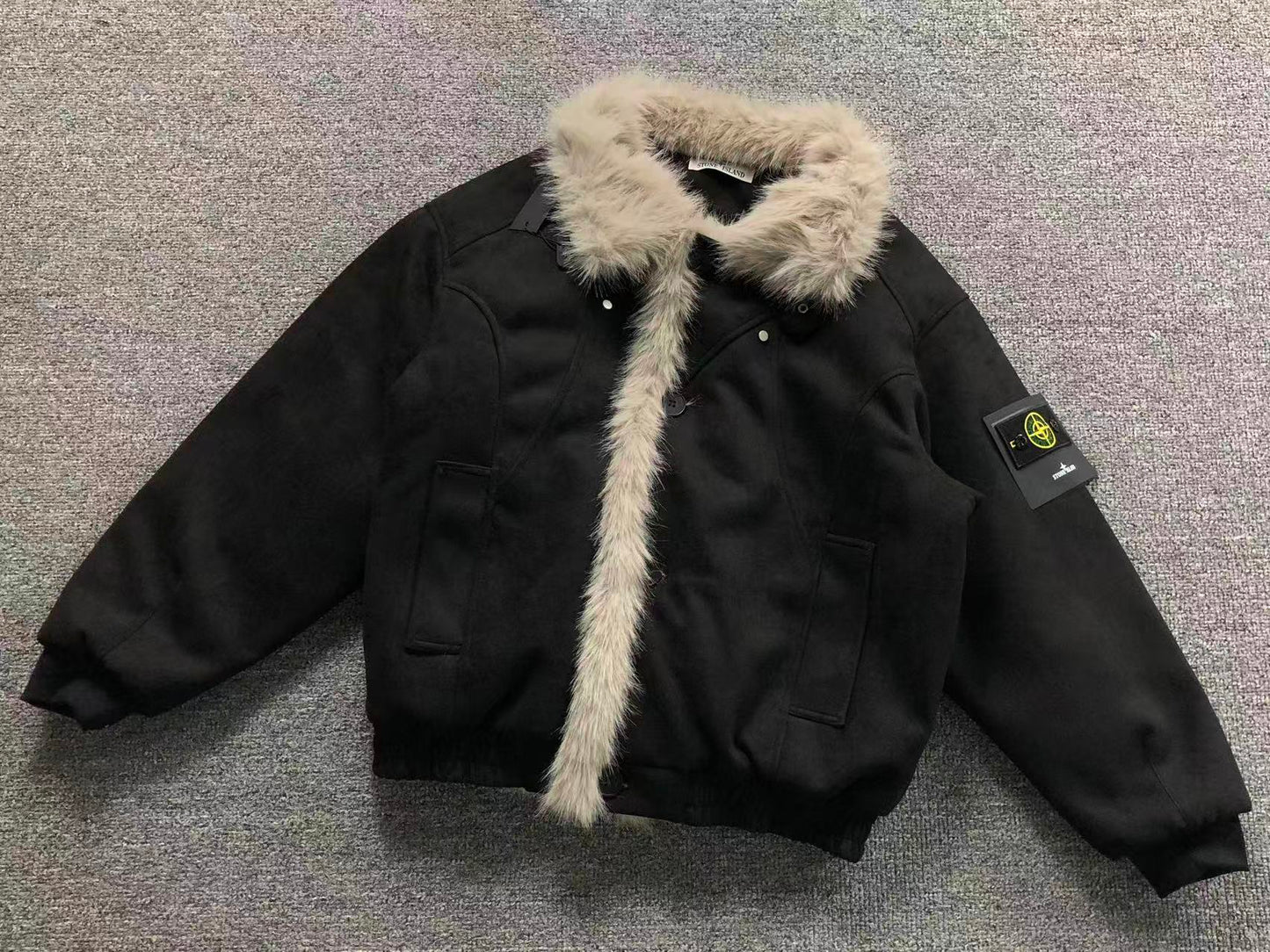 GIACCA STONE ISLAND CON PELO