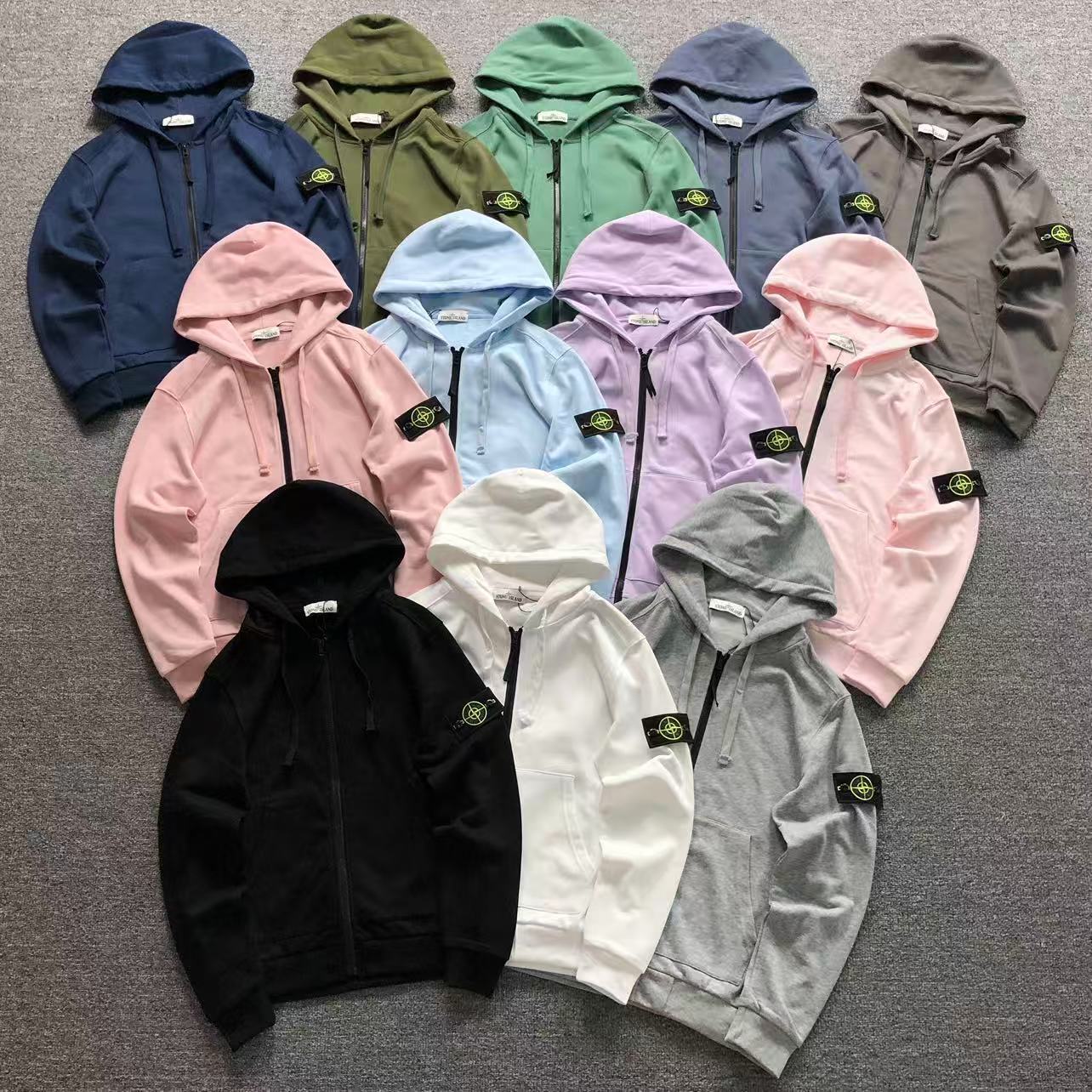 FELPA ZIP HOODIE STONE ISLAND