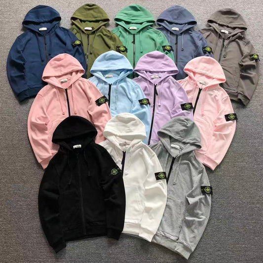 FELPA ZIP HOODIE STONE ISLAND