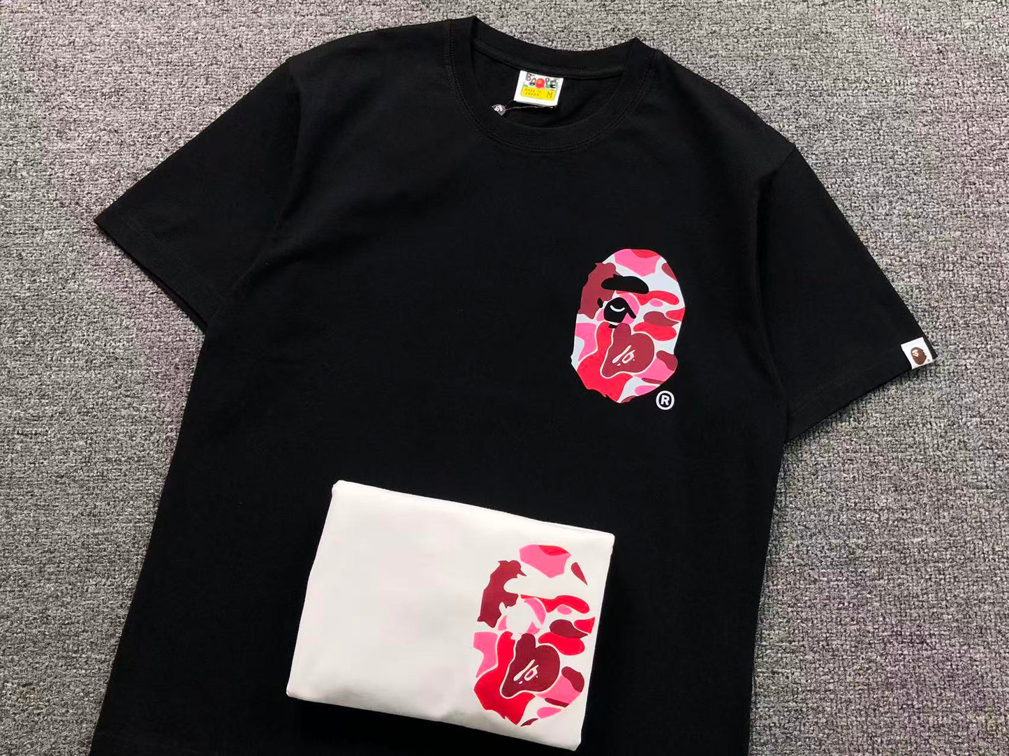 T-SHIRT BAPE x STUSSY