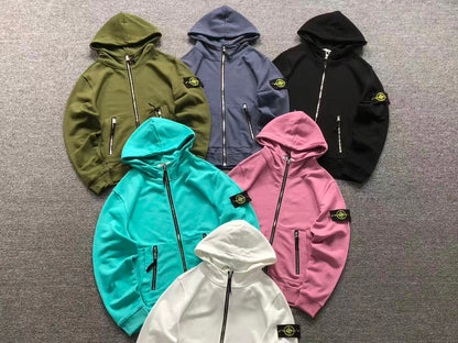 FELPA ZIP HOODIE STONE ISLAND