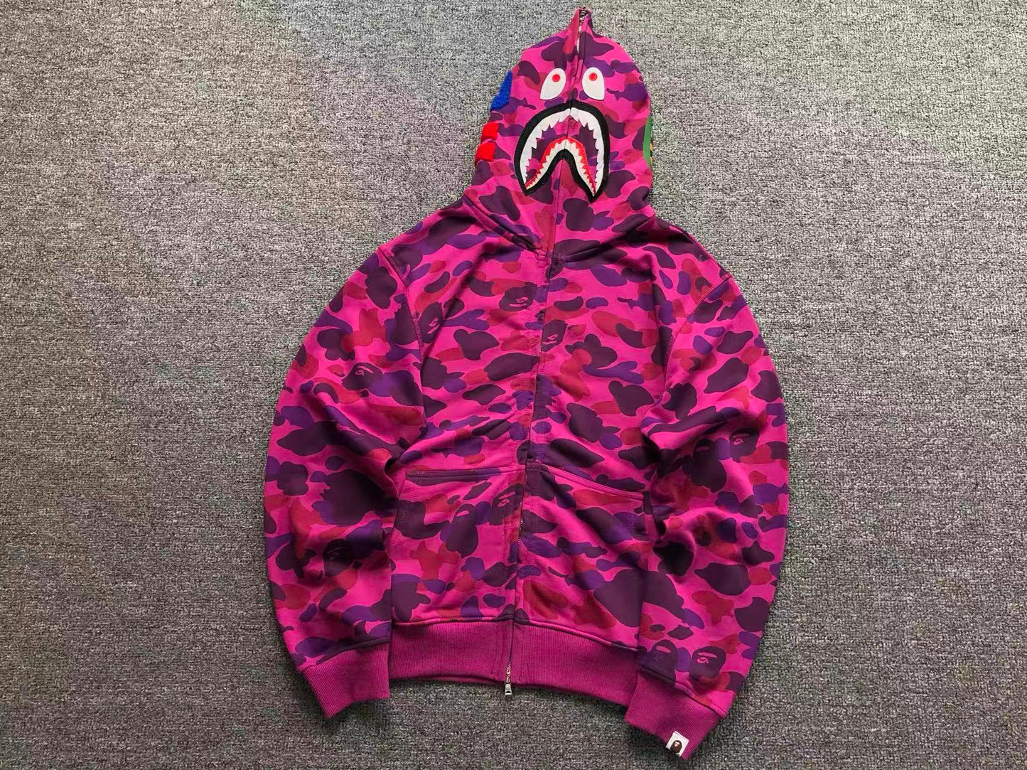 FELPA ZIP BAPE HOODIE