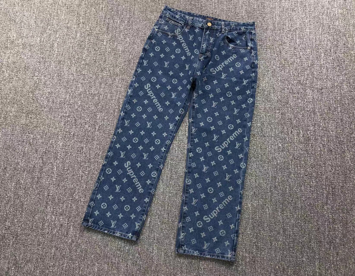 JEANS LV x SUPREME