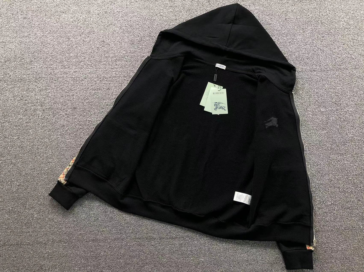 FELPA ZIP HOODIE BURBERRY