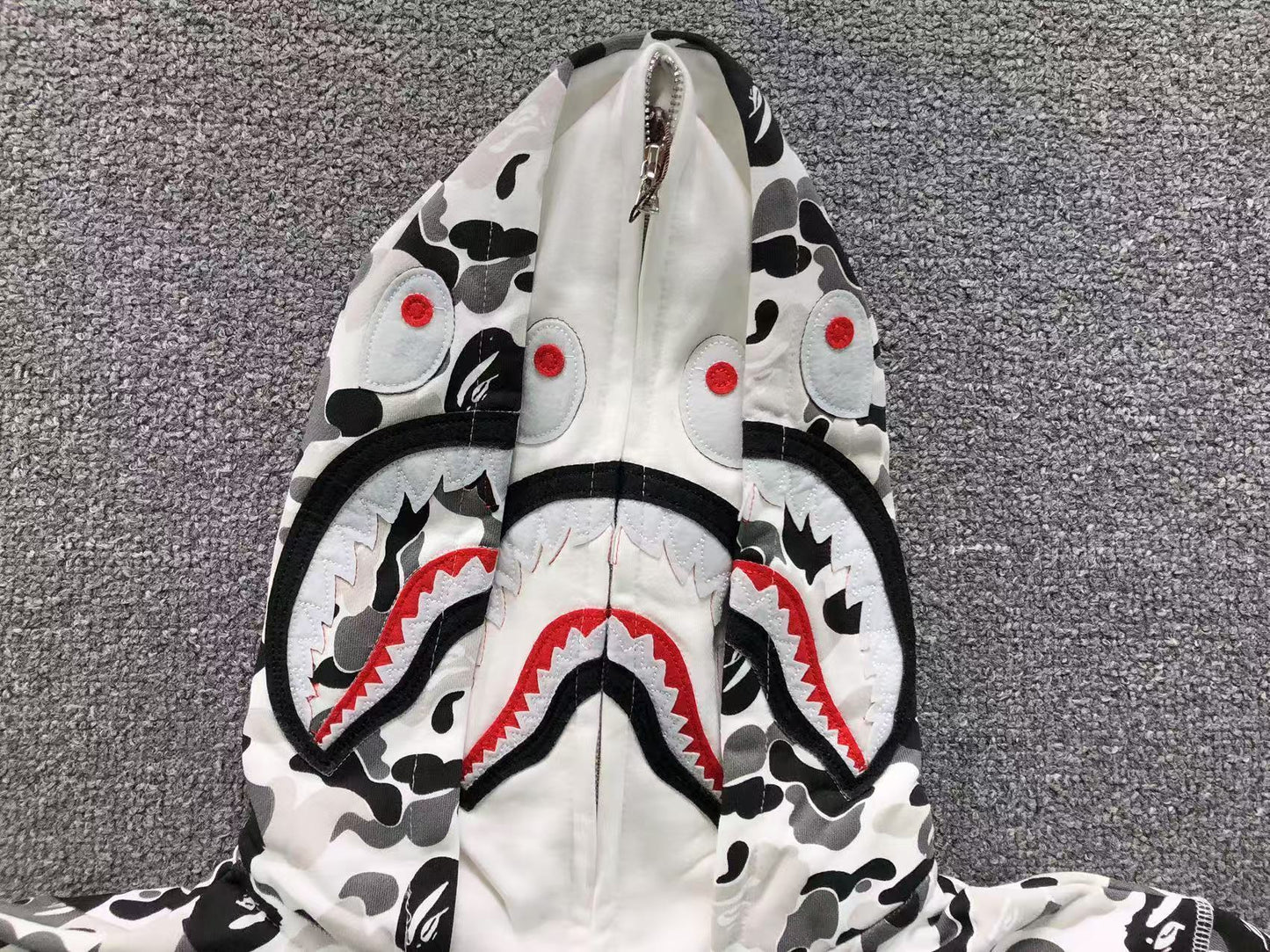 FELPA ZIP BAPE HOODIE