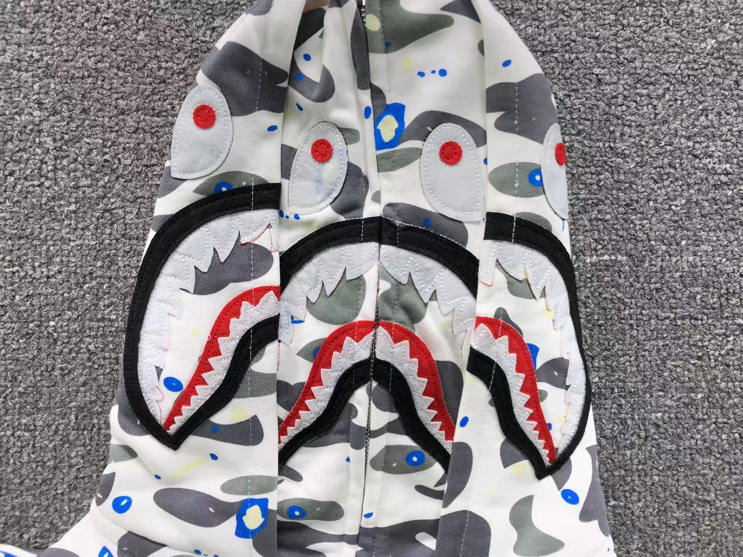 FELPA ZIP BAPE HOODIE