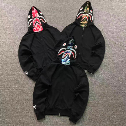 FELPA ZIP BAPE HOODIE