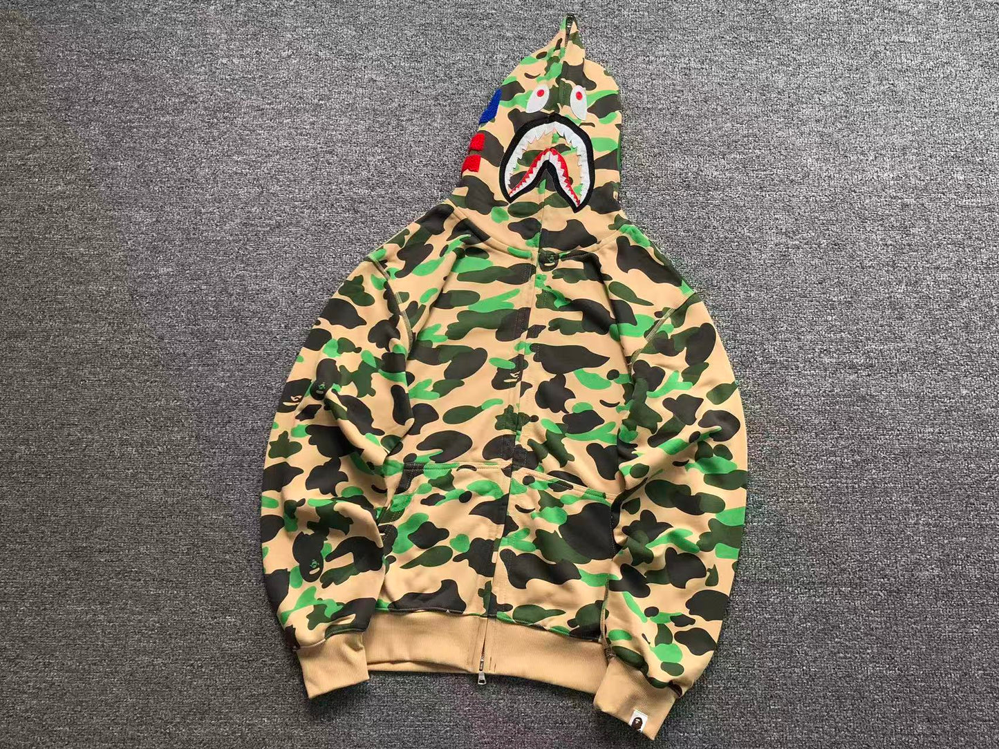 FELPA ZIP BAPE HOODIE