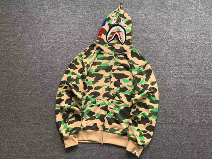 FELPA ZIP BAPE HOODIE