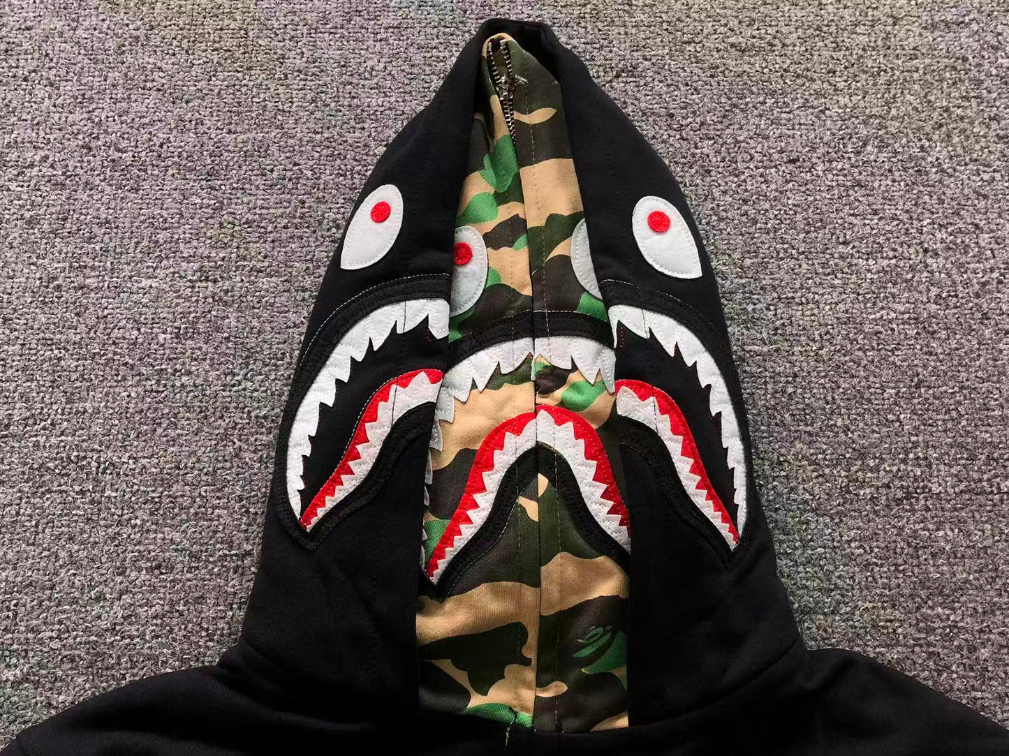 FELPA ZIP BAPE HOODIE
