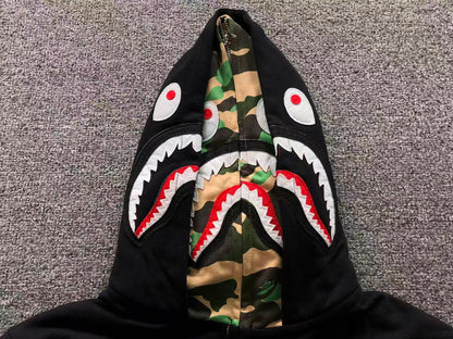 FELPA ZIP BAPE HOODIE