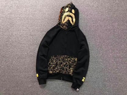 FELPA ZIP BAPE HOODIE