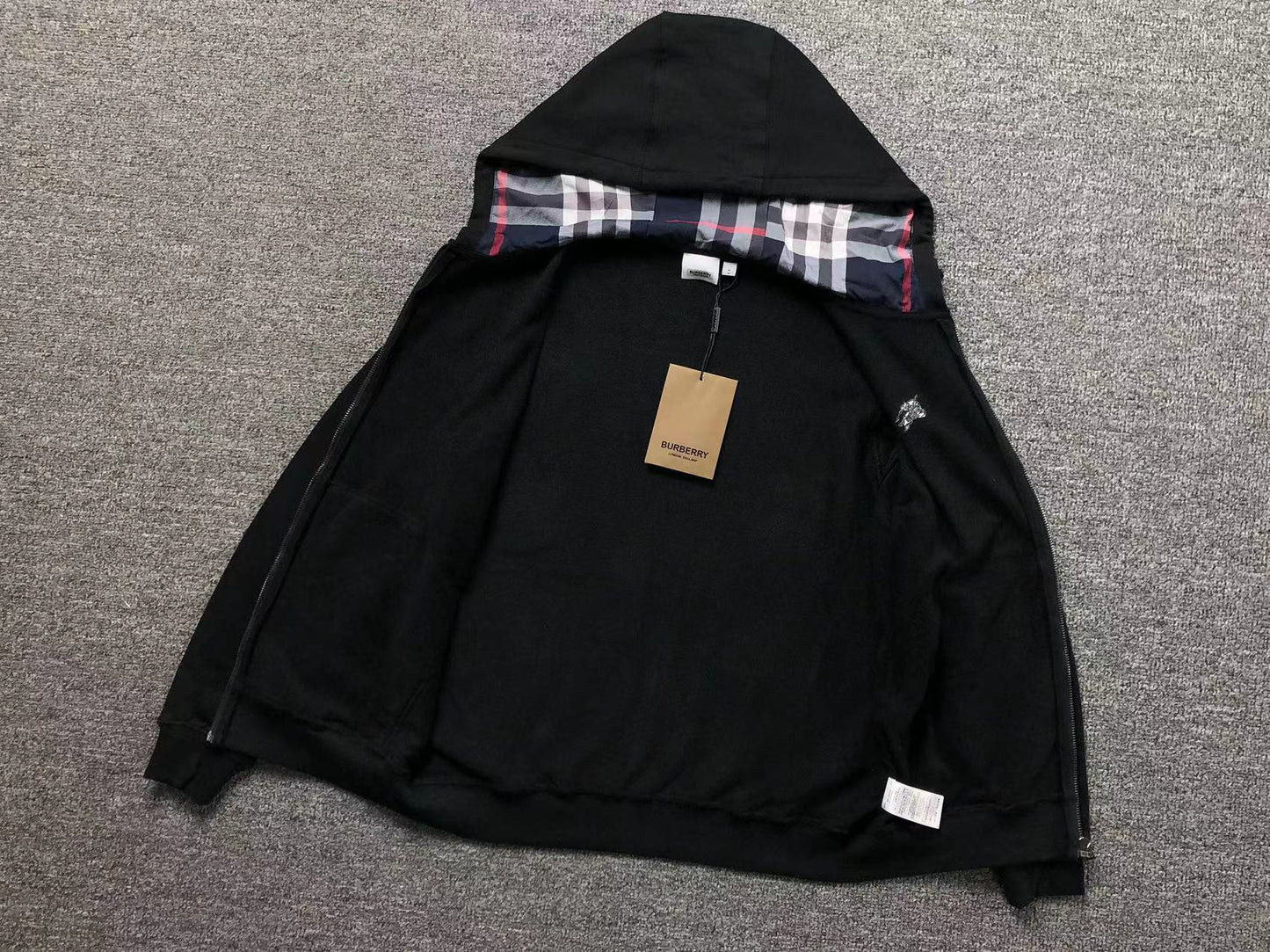 FELPA ZIP HOODIE BURBERRY