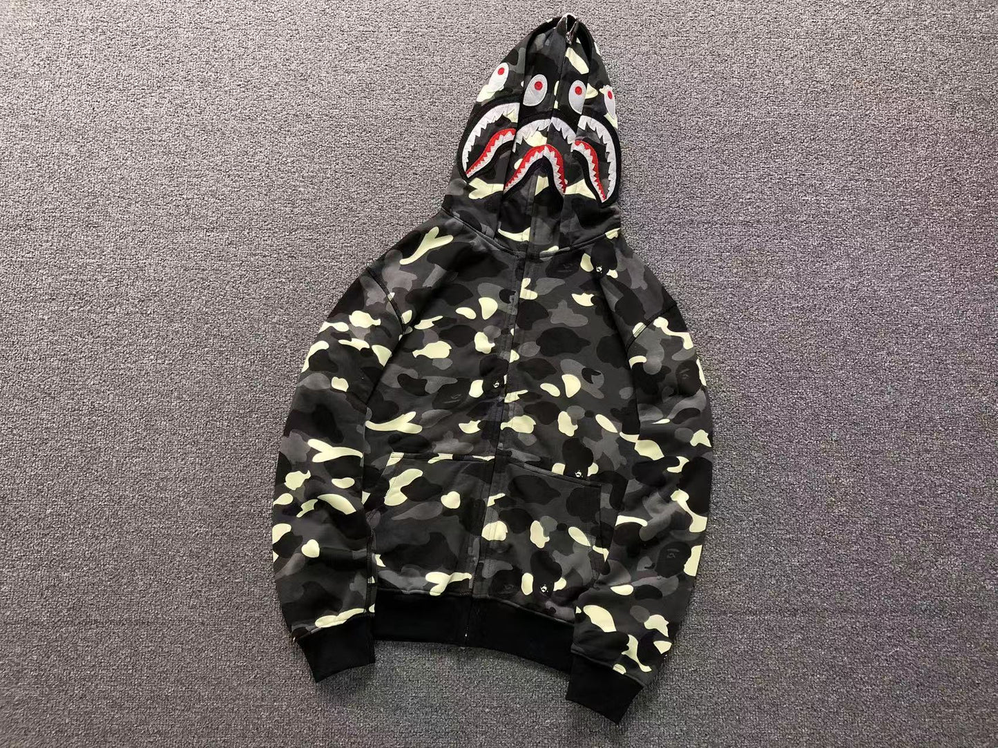 FELPA ZIP BAPE HOODIE