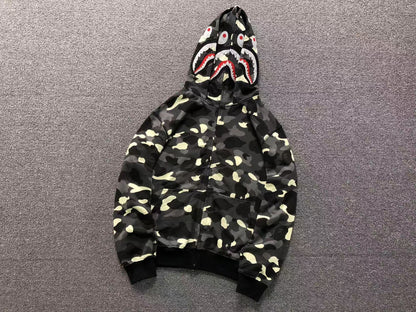 FELPA ZIP BAPE HOODIE
