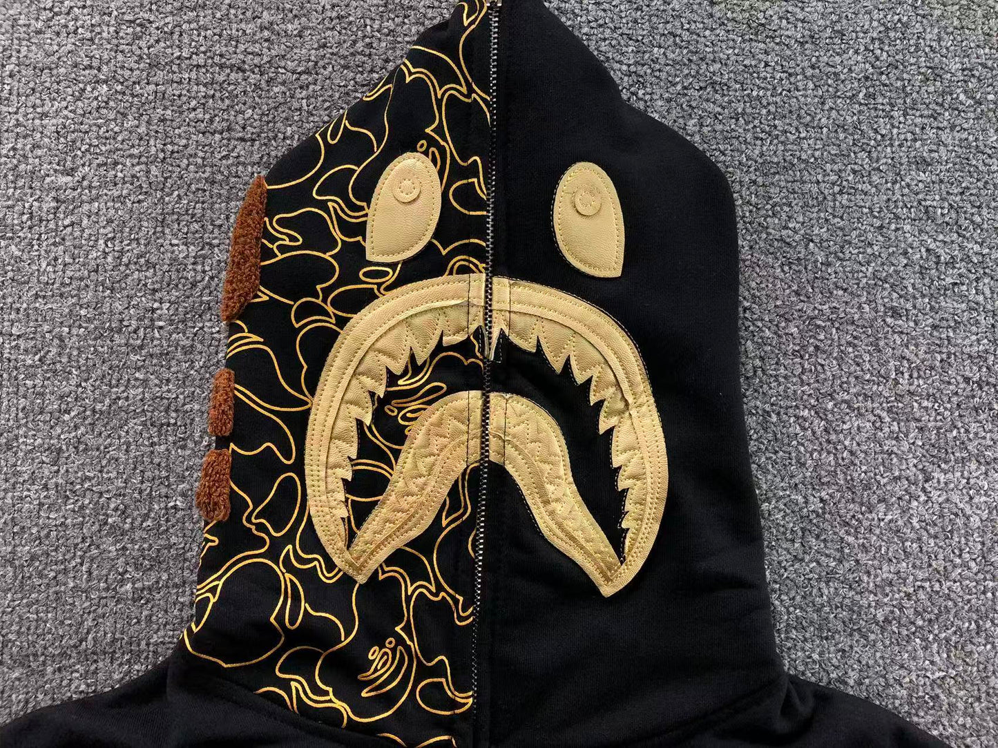 FELPA ZIP BAPE HOODIE