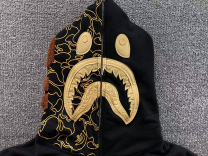 FELPA ZIP BAPE HOODIE