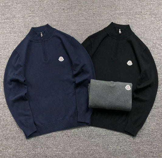 FELPA QUARTER ZIP MONCLER