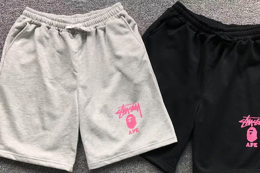 PANTALONCINI BAPE x STUSSY