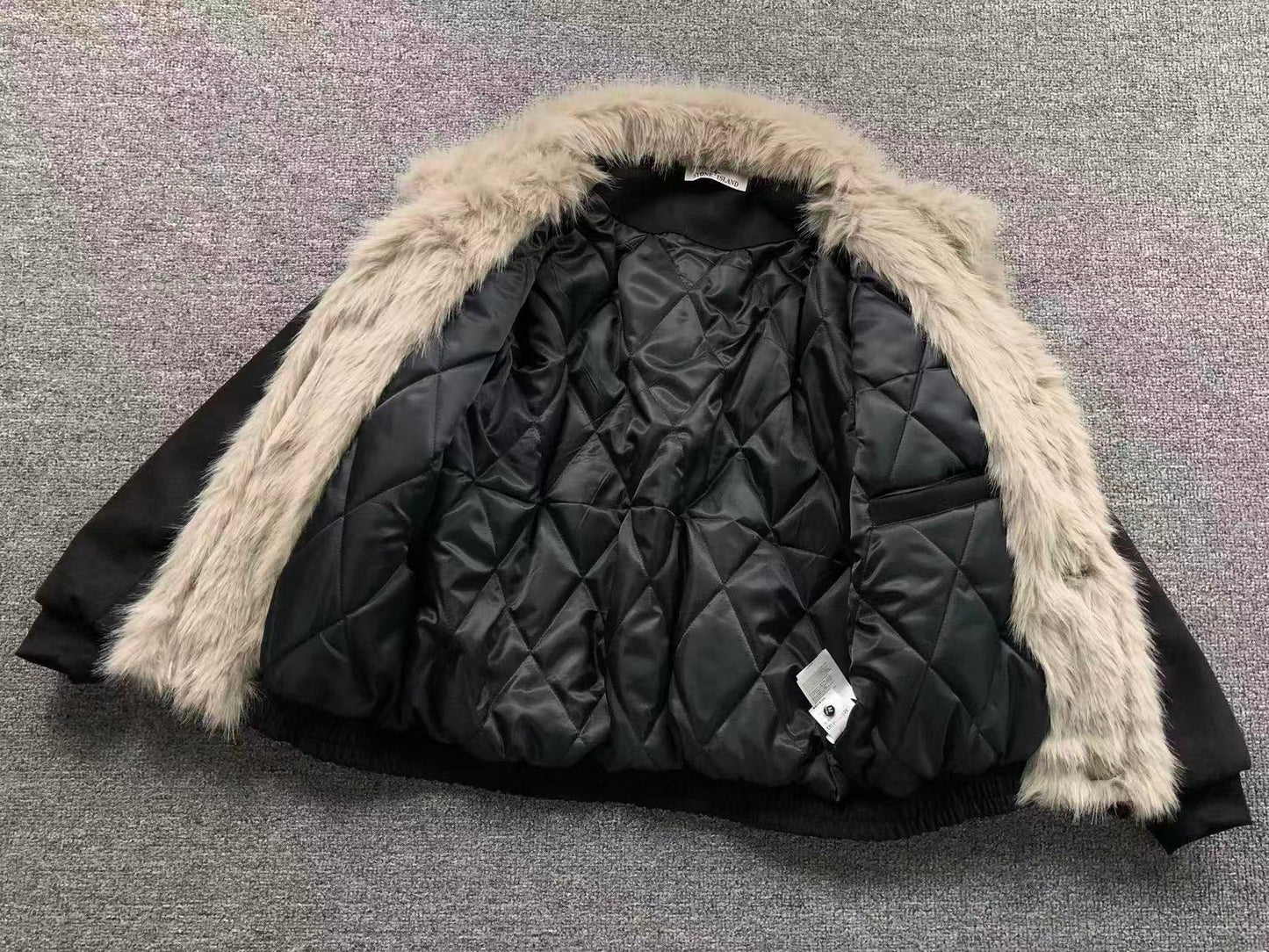 GIACCA STONE ISLAND CON PELO