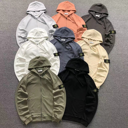 FELPA ZIP HOODIE STONE ISLAND