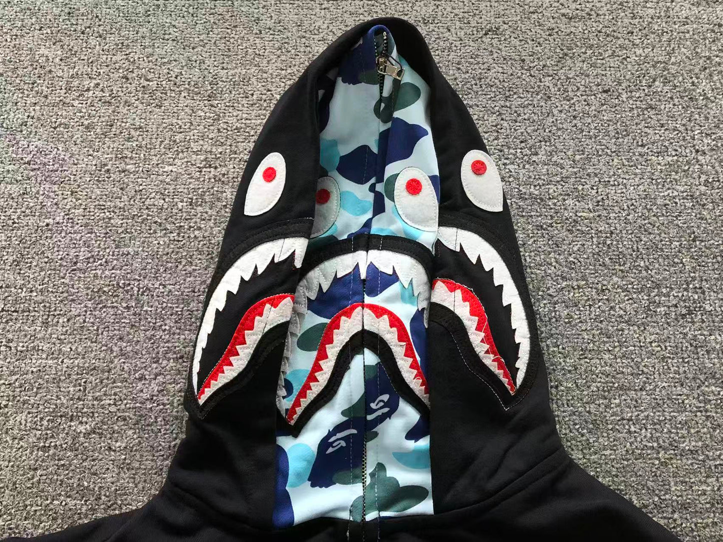 FELPA ZIP BAPE HOODIE