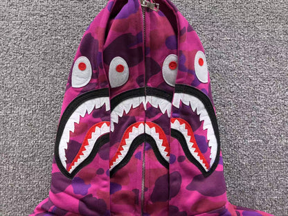 FELPA ZIP BAPE HOODIE