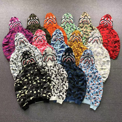 FELPA ZIP BAPE HOODIE