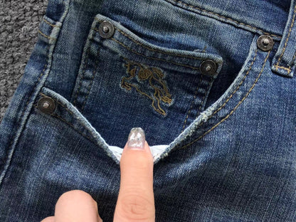 JEANS BURBERRY CHIARO PANTALONI