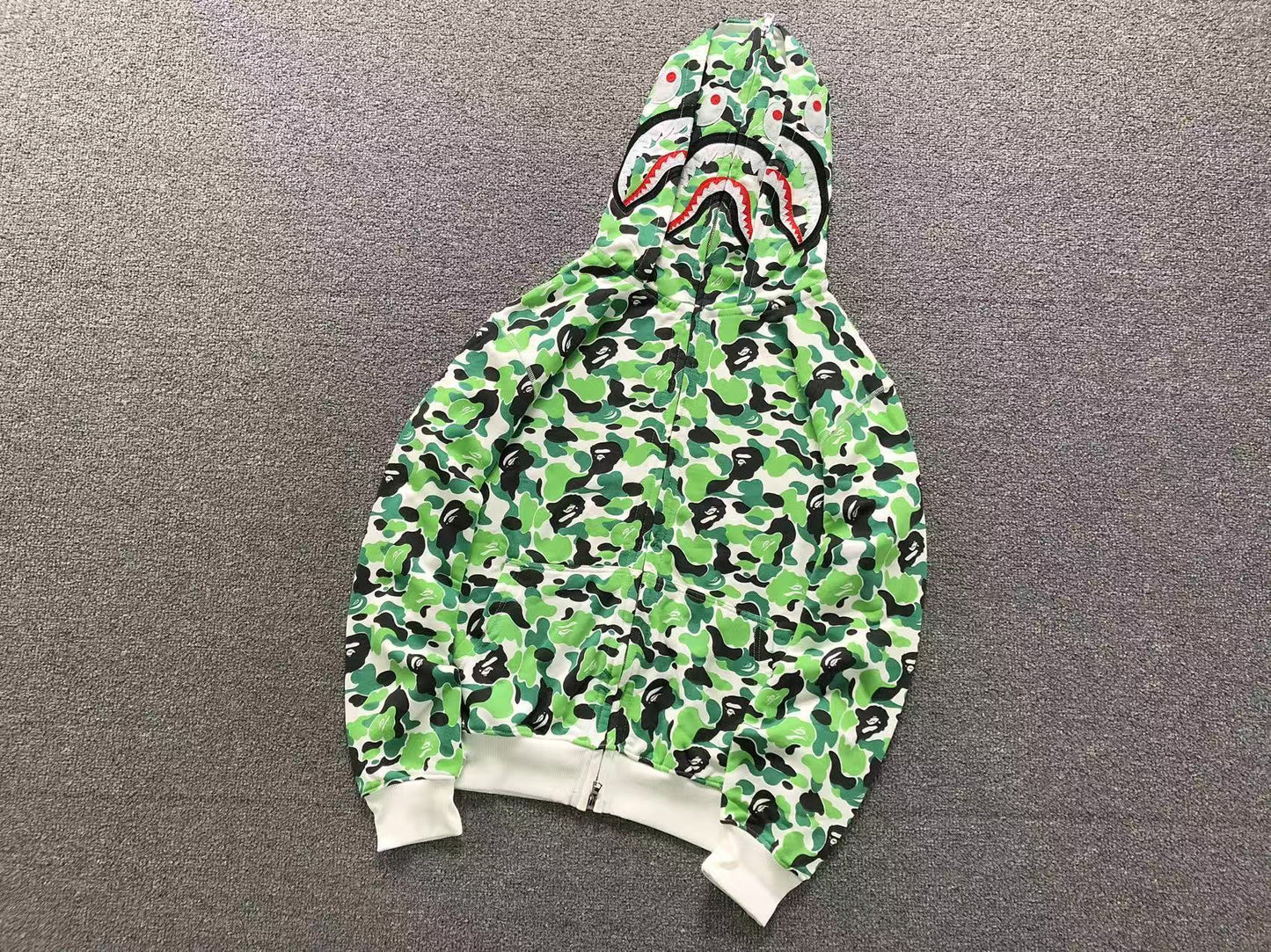 FELPA ZIP BAPE HOODIE