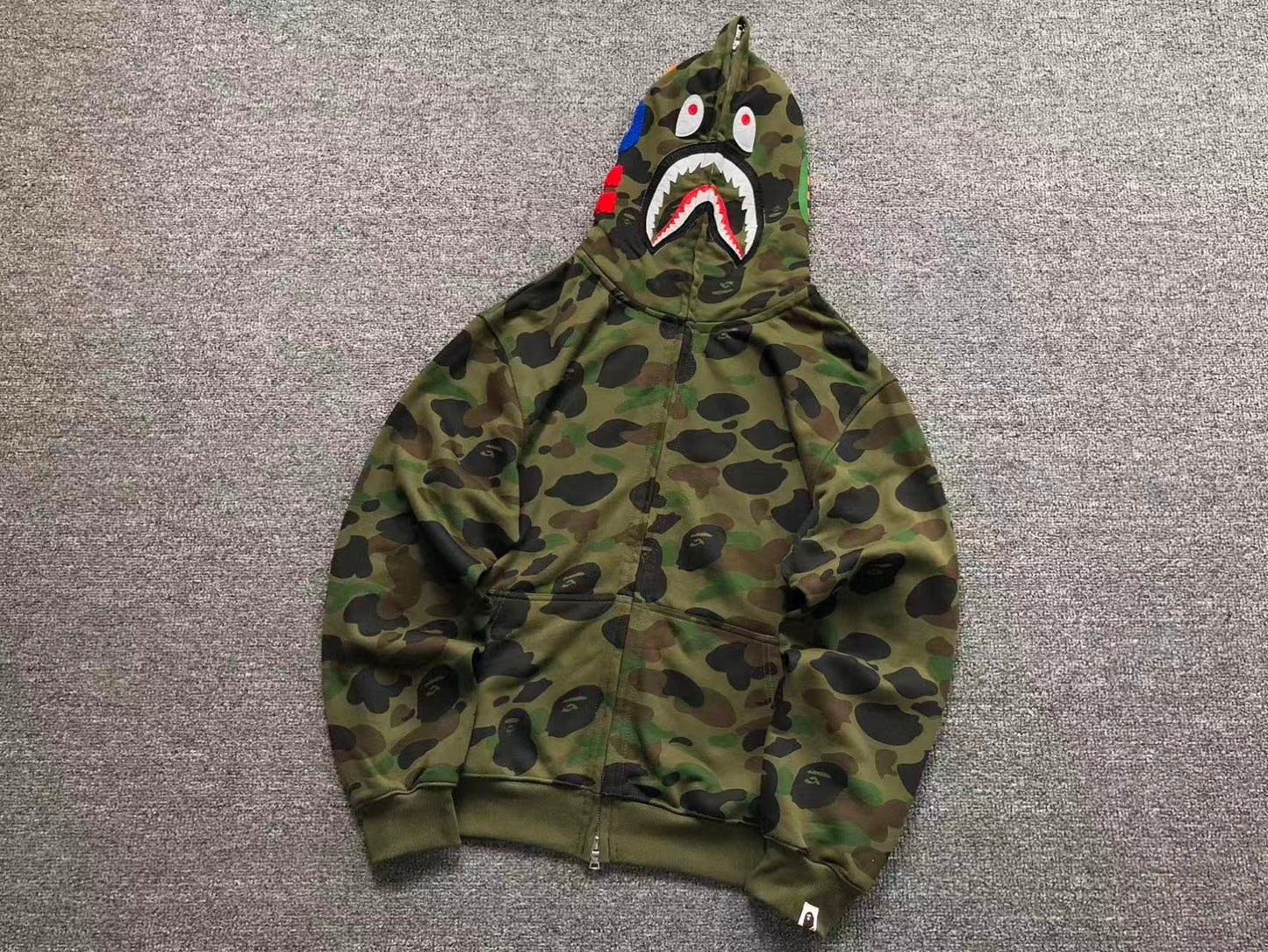 FELPA ZIP BAPE HOODIE