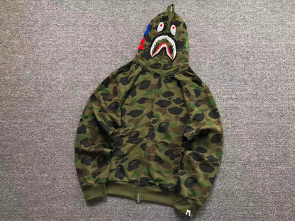 FELPA ZIP BAPE HOODIE
