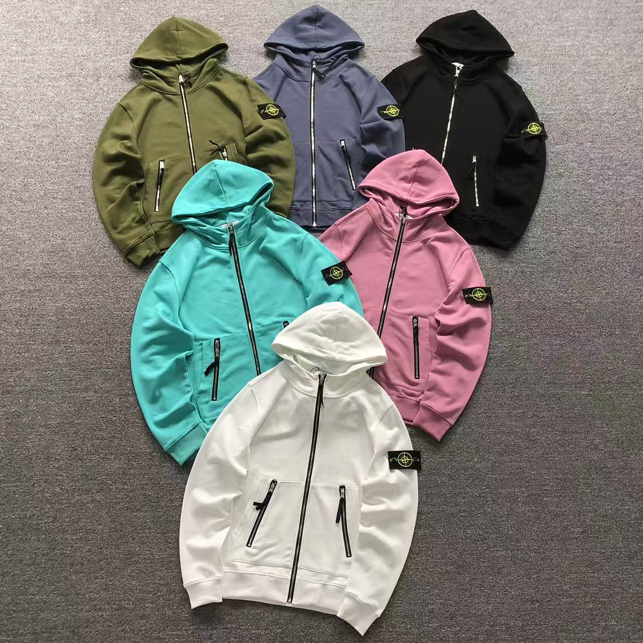 FELPA ZIP HOODIE STONE ISLAND